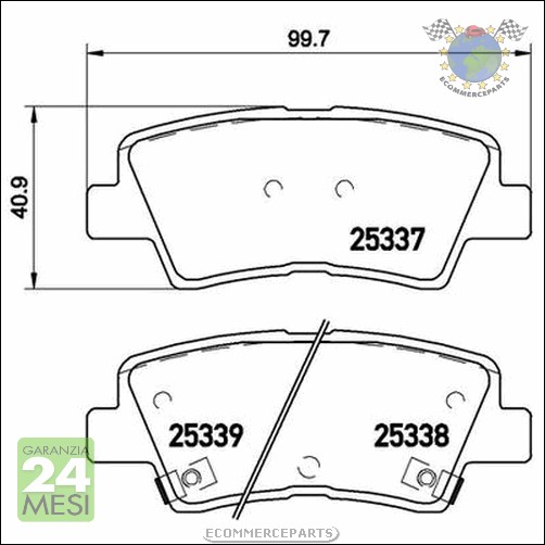 Kit dischi freno + Pastiglie Post Brembo per KIA OPTIMA rbv #dp